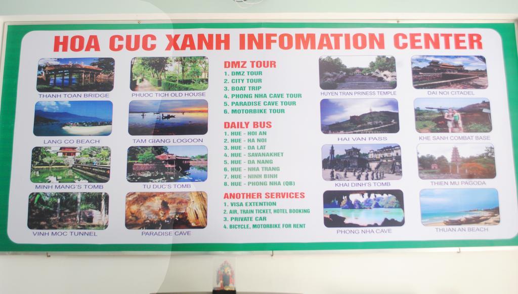 Hoa Cuc Xanh Mini Hotel Hue Esterno foto
